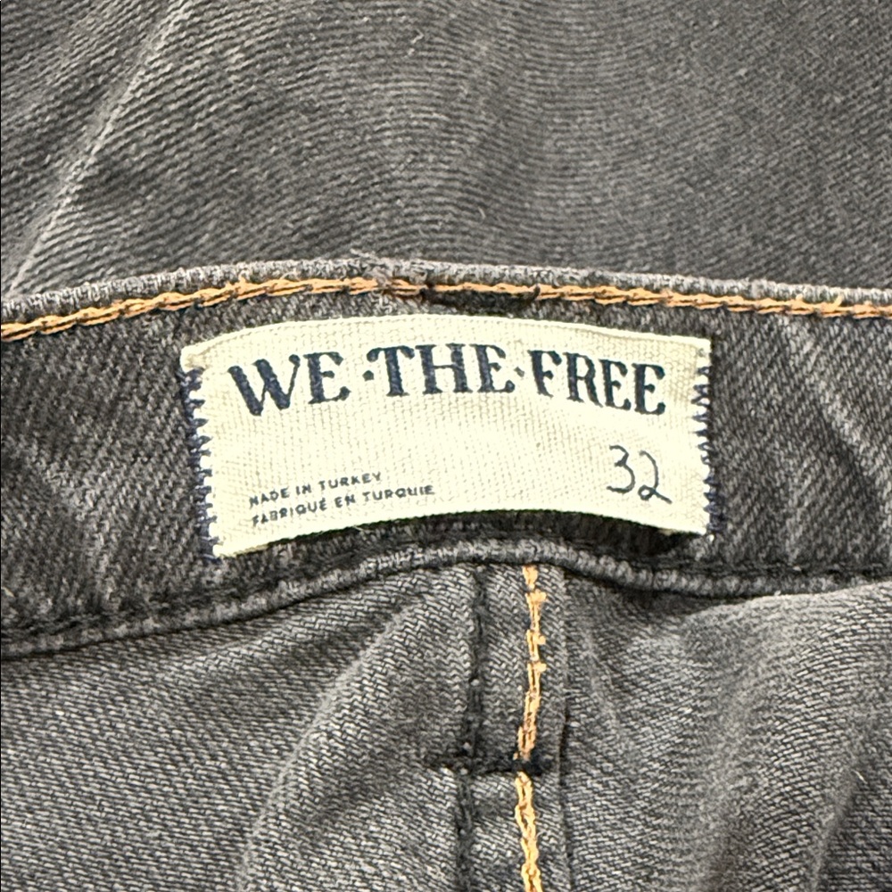 We The Free Charcoal Straight Leg Jeans - Picture 2 of 6